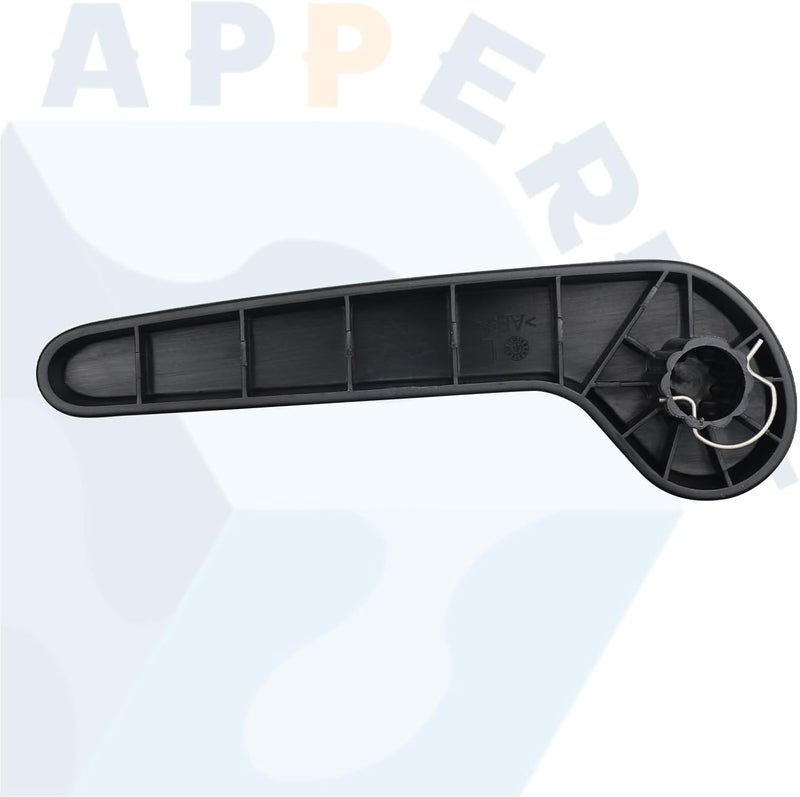 APPERFiT Rear Back Seat Recliner Handle Lever for Left Driver Side Black Compatible with 2007-2013 Chevy Chevrolet Suburban Tahoe, GMC Yukon, Cadillac Escalade Seat Parts Replaces 15279414 - Image 2